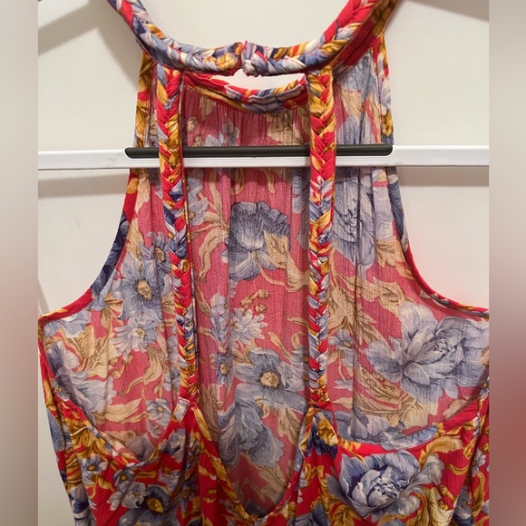 American Eagle Short Floral Halter Shift Dress - Picture 5 of 6